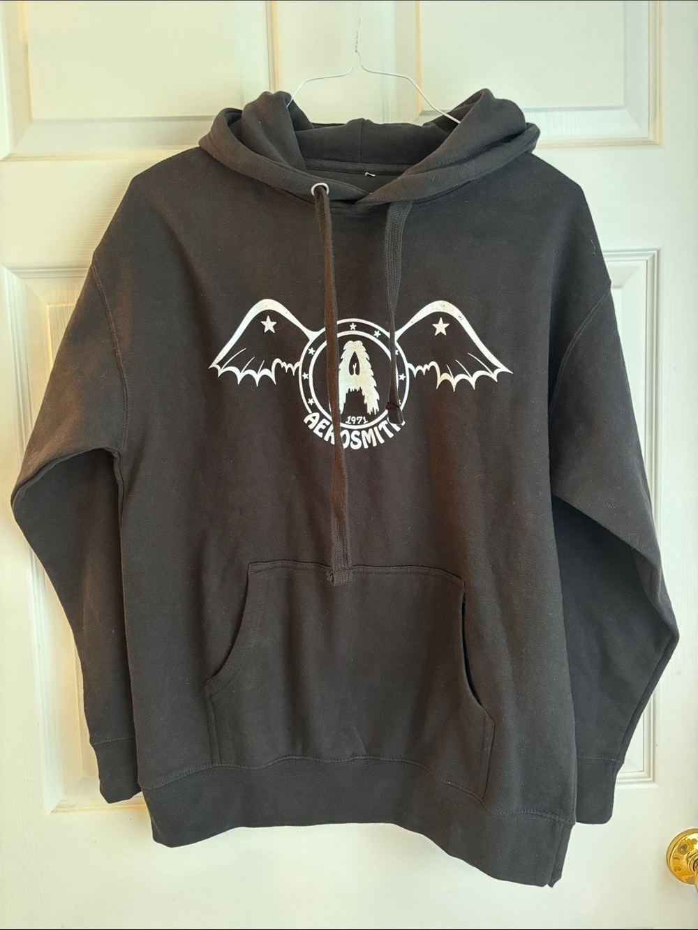 Aerosmith Black Graphic Pullover Hoodie - Men